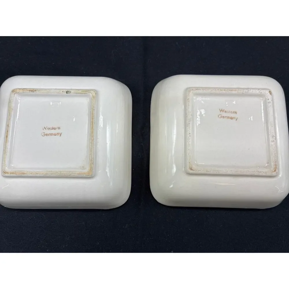 Wachtersbach West Germany MCM Relish Tray 3 Pc Vegetable Serving Set Vintage